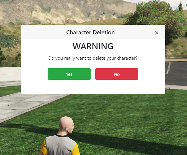 yes or no example picture.